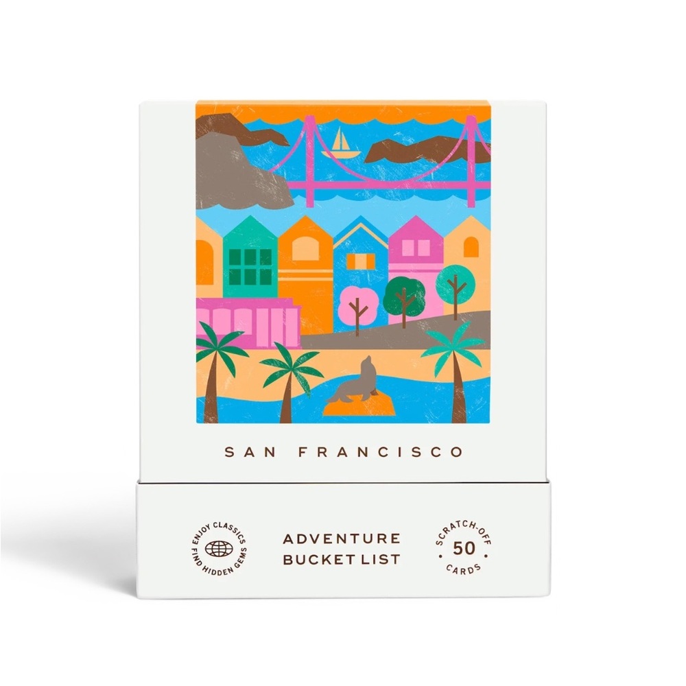 San Francisco Adventure Bucket List Scratch-Off Cards